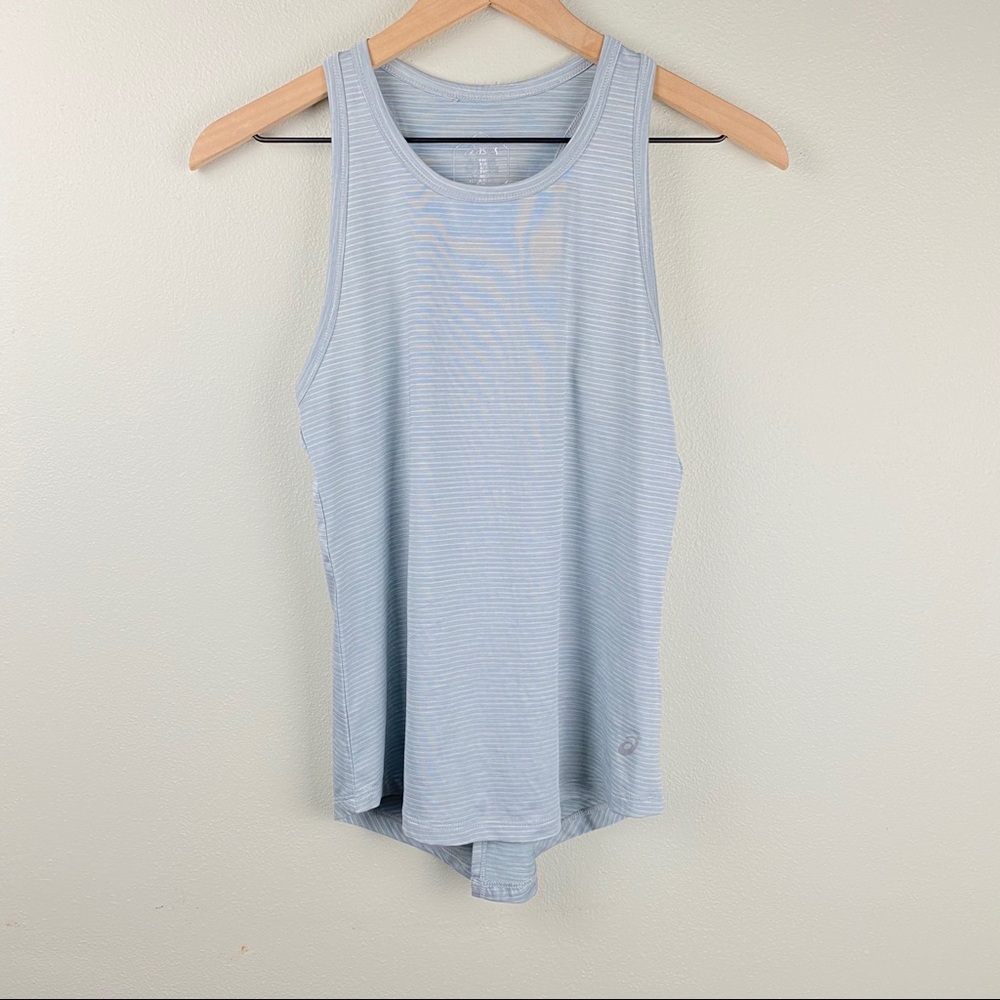 Asics Striped Athletic Tank Top Size XS